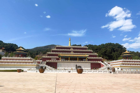 清东陵万佛园景观图