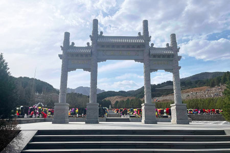 清东陵万佛园墓区环境图