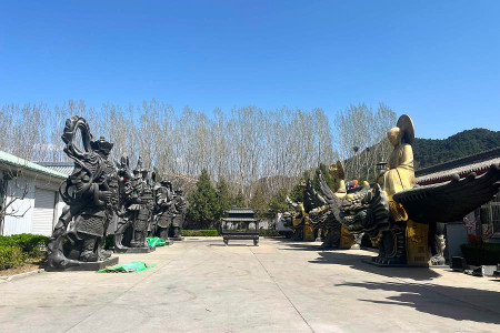 清东陵万佛园景观图