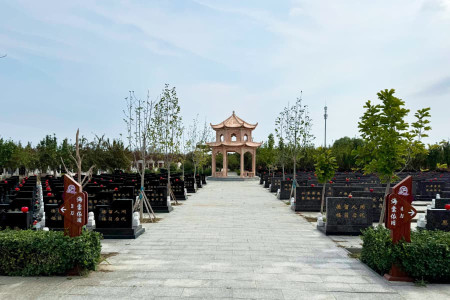 天津市北辰区憩园公墓墓区环境图