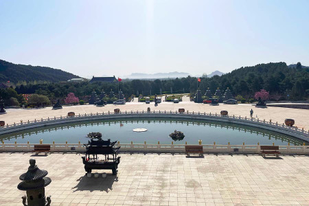 清东陵万佛园景观图