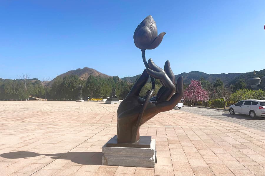 清东陵万佛园景观图