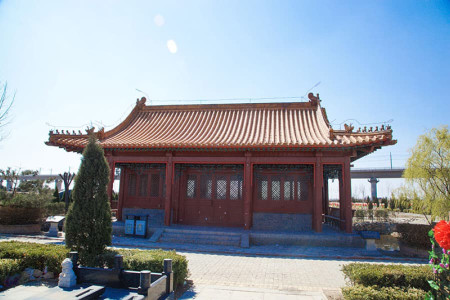 上海市西青区西城寝园园区建筑图