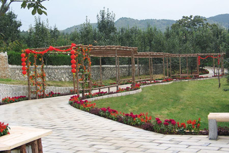 元宝山庄生命纪念园景观图
