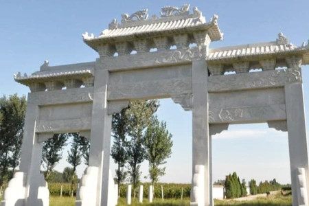 福轩公墓大门图
