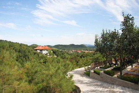 元宝山庄生命纪念园景观图